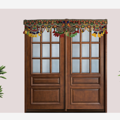 Fancyfinds Door Hanging Bandhanwar Toran – for Home 4ft Toran for Main Door (Multi Color)